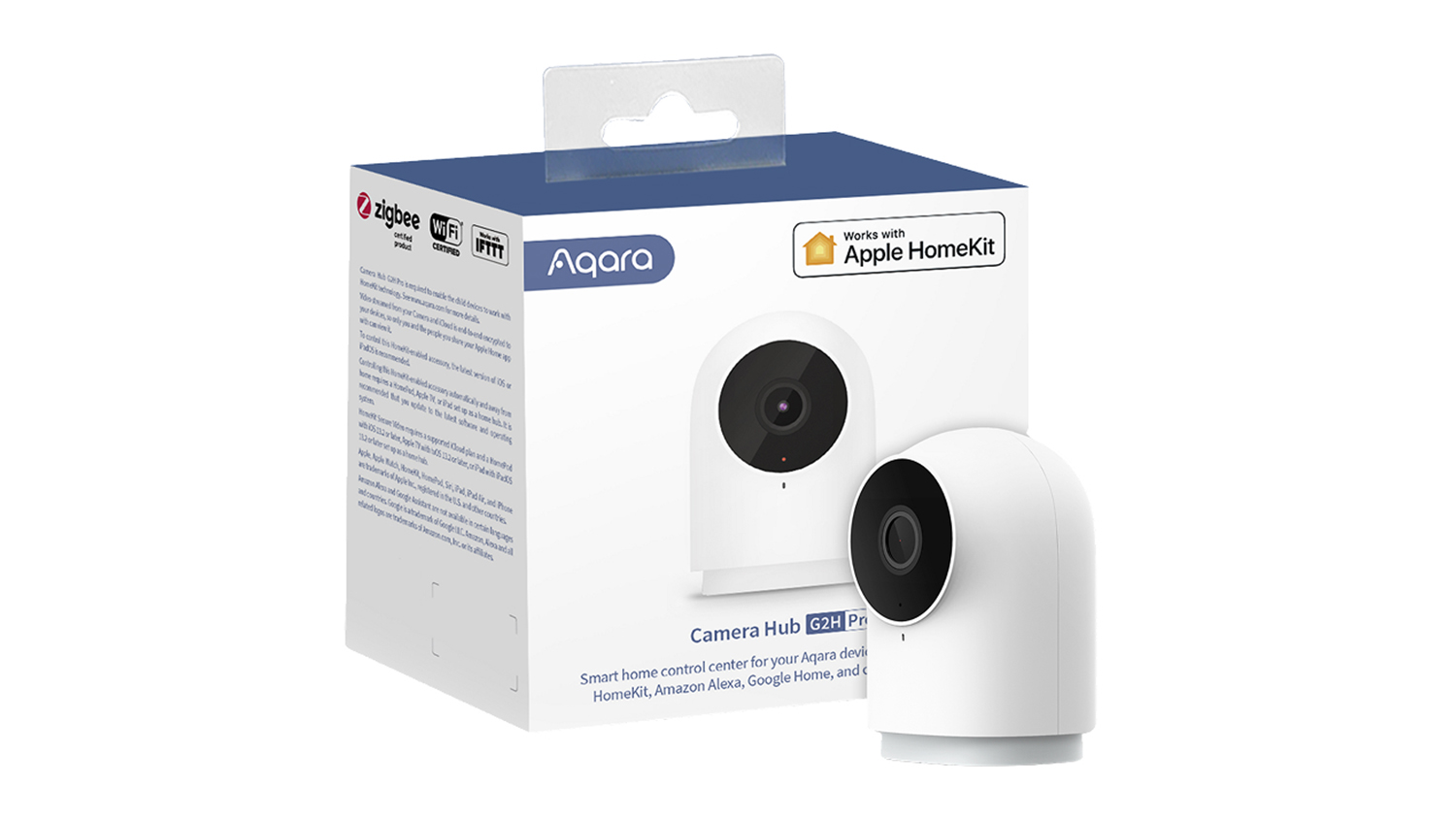 Aqara Camera Hub G2H Pro 1080p Indoor Wired Smart Security Camera with Wi-Fi Connectivity, Night Vision - White