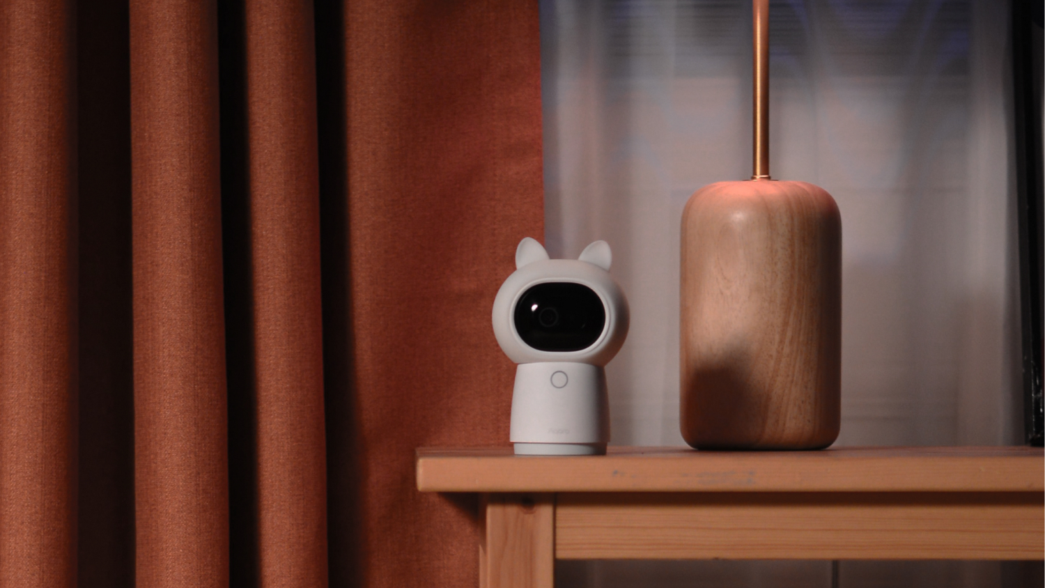 Aqara Camera Hub G3 2K Indoor Wired Pan & Tilt Smart Security Camera with Wi-Fi Connectivity - White