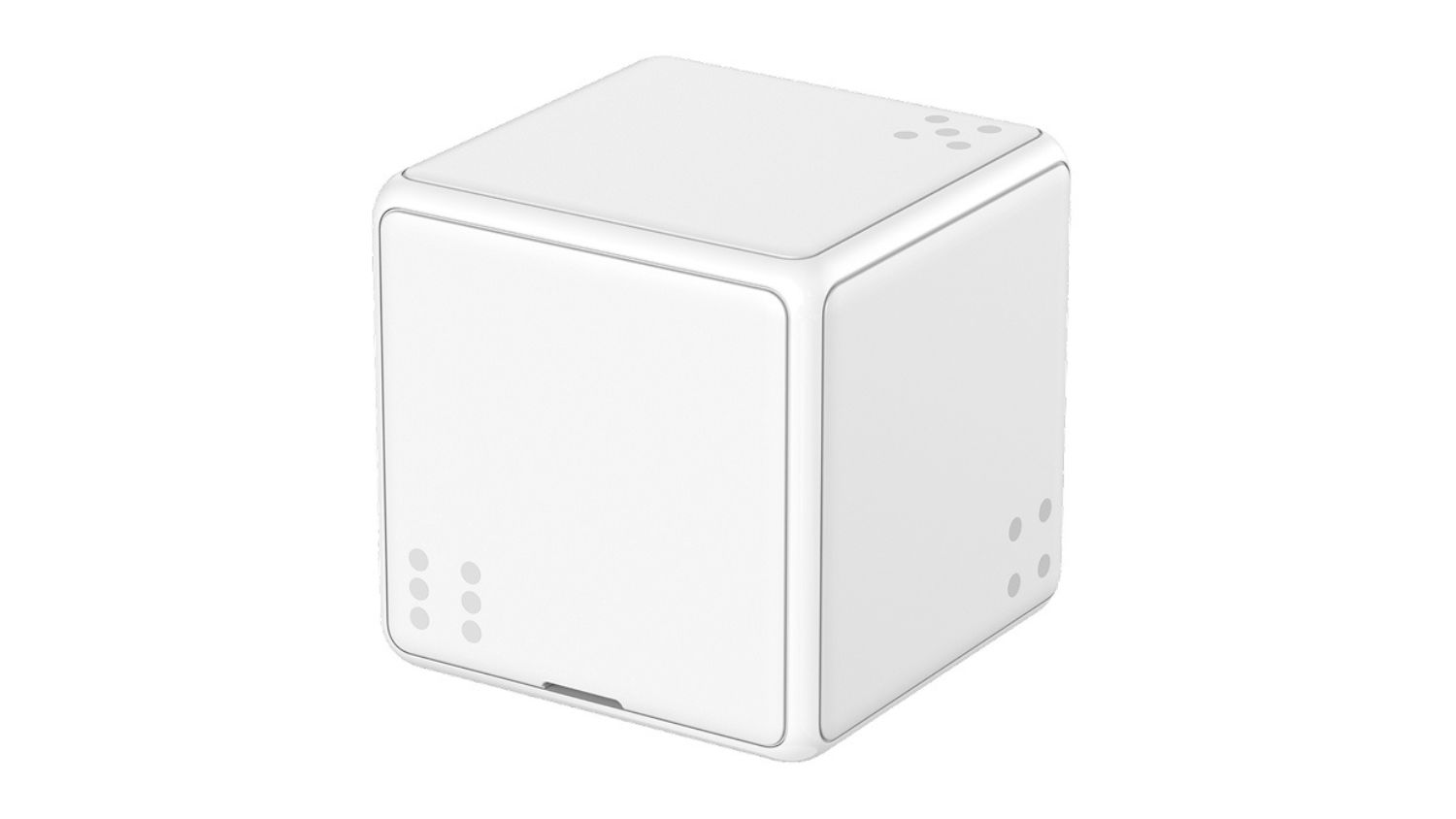 An angled view of the Aqara Cube T1 Pro