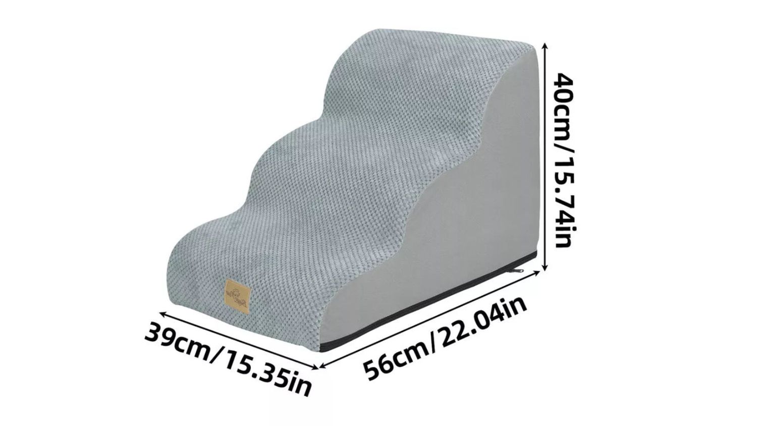 Pretty & Practical Foam Rounded Pet Stairs Small