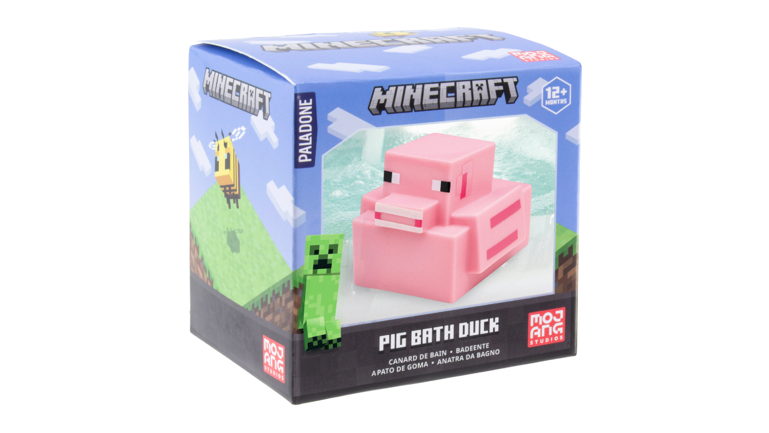 Paladone Novelty Rubber Ducky - Minecraft Pig
