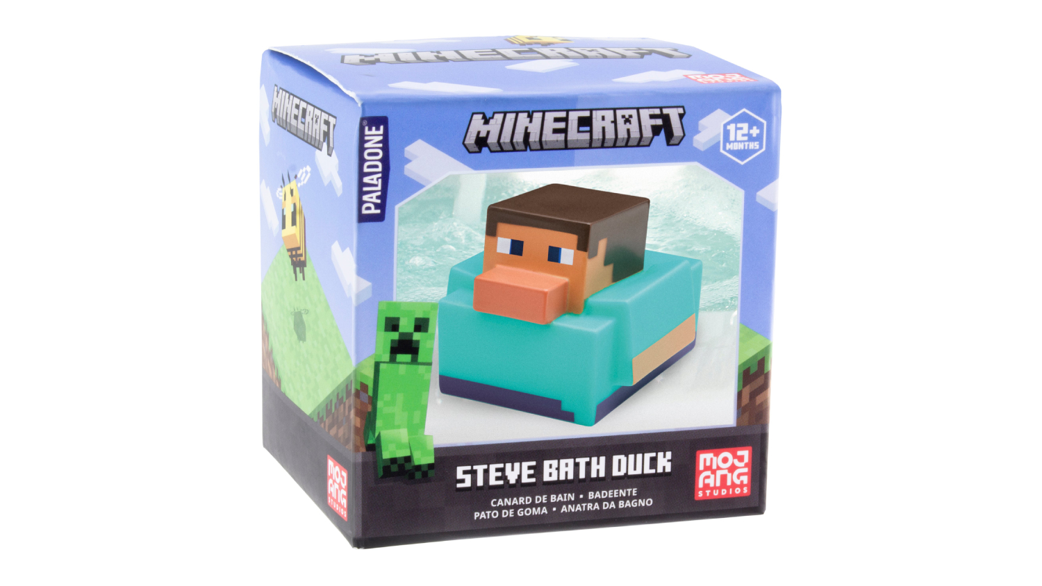 Paladone Novelty Rubber Ducky - Minecraft Steve