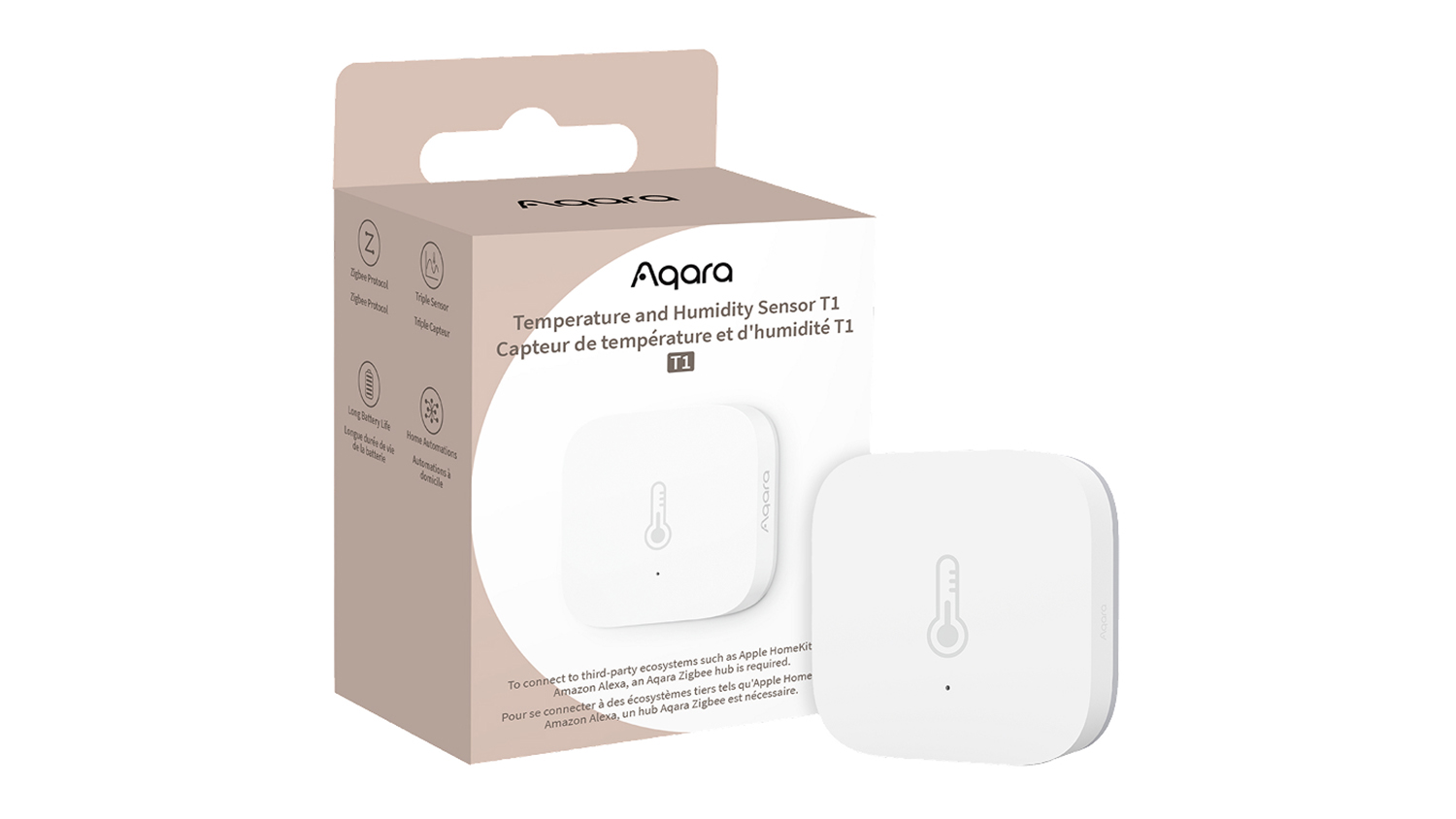 Aqara Temperature & Humidity Sensor T1 Smart Home Accessory