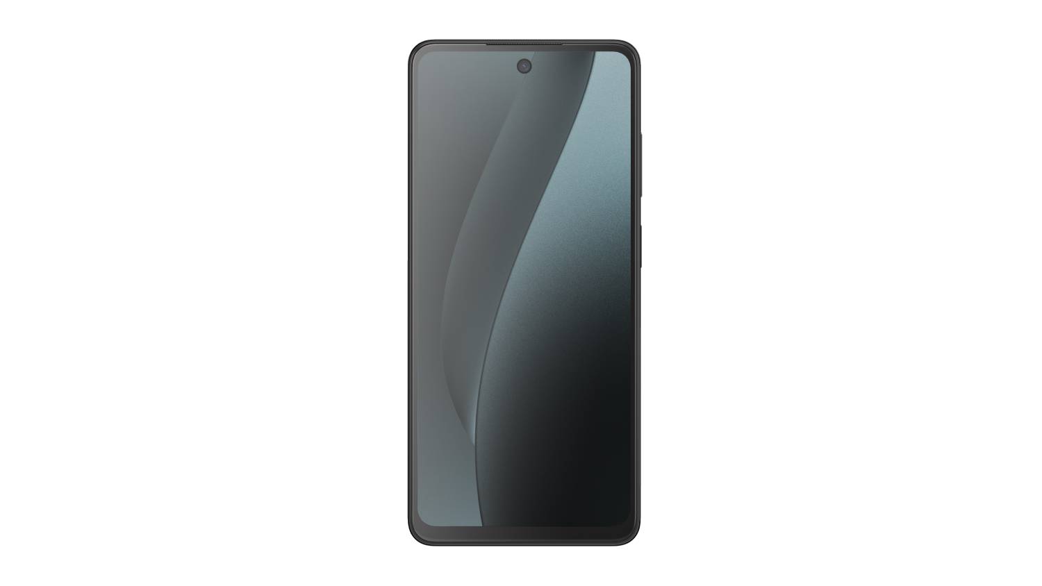 Front view of the Smart V26 smartphone showing a full-screen display with a centred front camera