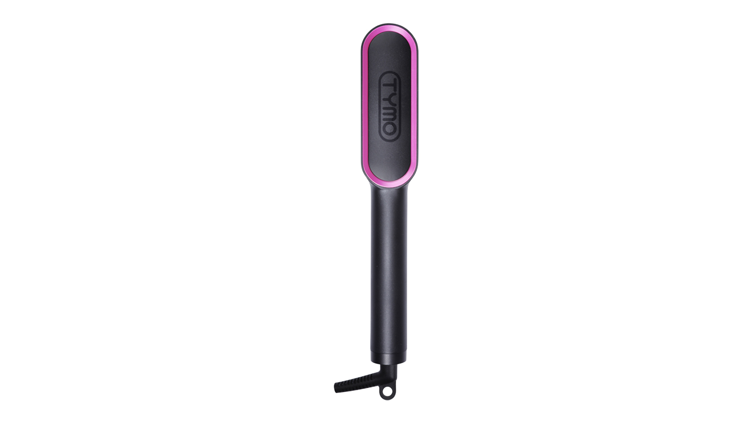TYMO Ring Hair Straightening Comb in sleek black