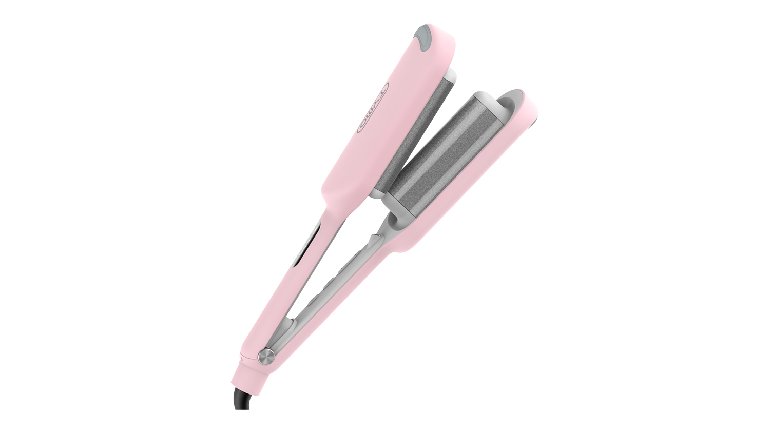 A TYMO ROVY Hair Wave Curling Iron in vibrant pink