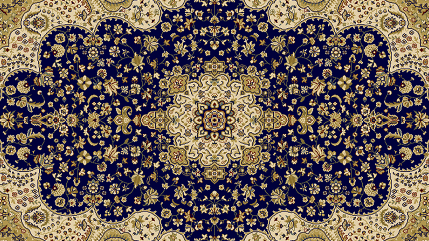 Filigree Rug 160 x 230cm - Navy