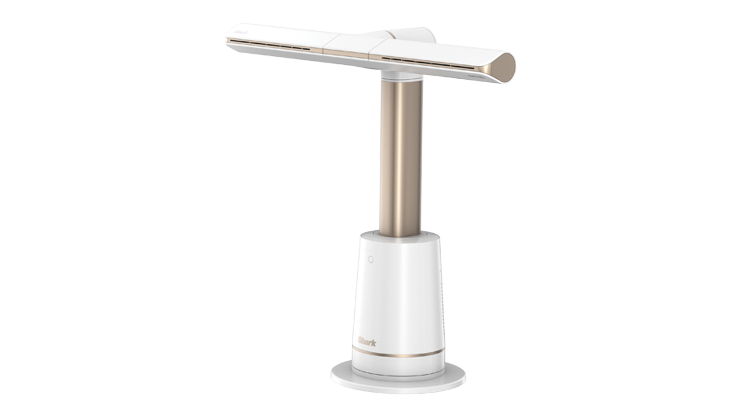 Shark TurboBlade Ultra Bladeless Fan in the horizontal position, ready for wide coverage