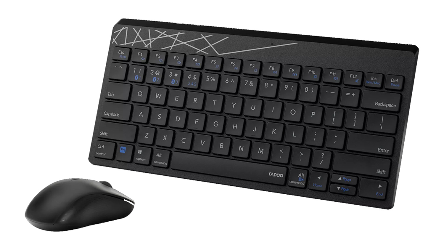 Rapoo 8000M Wireless Keyboard and Mouse Set