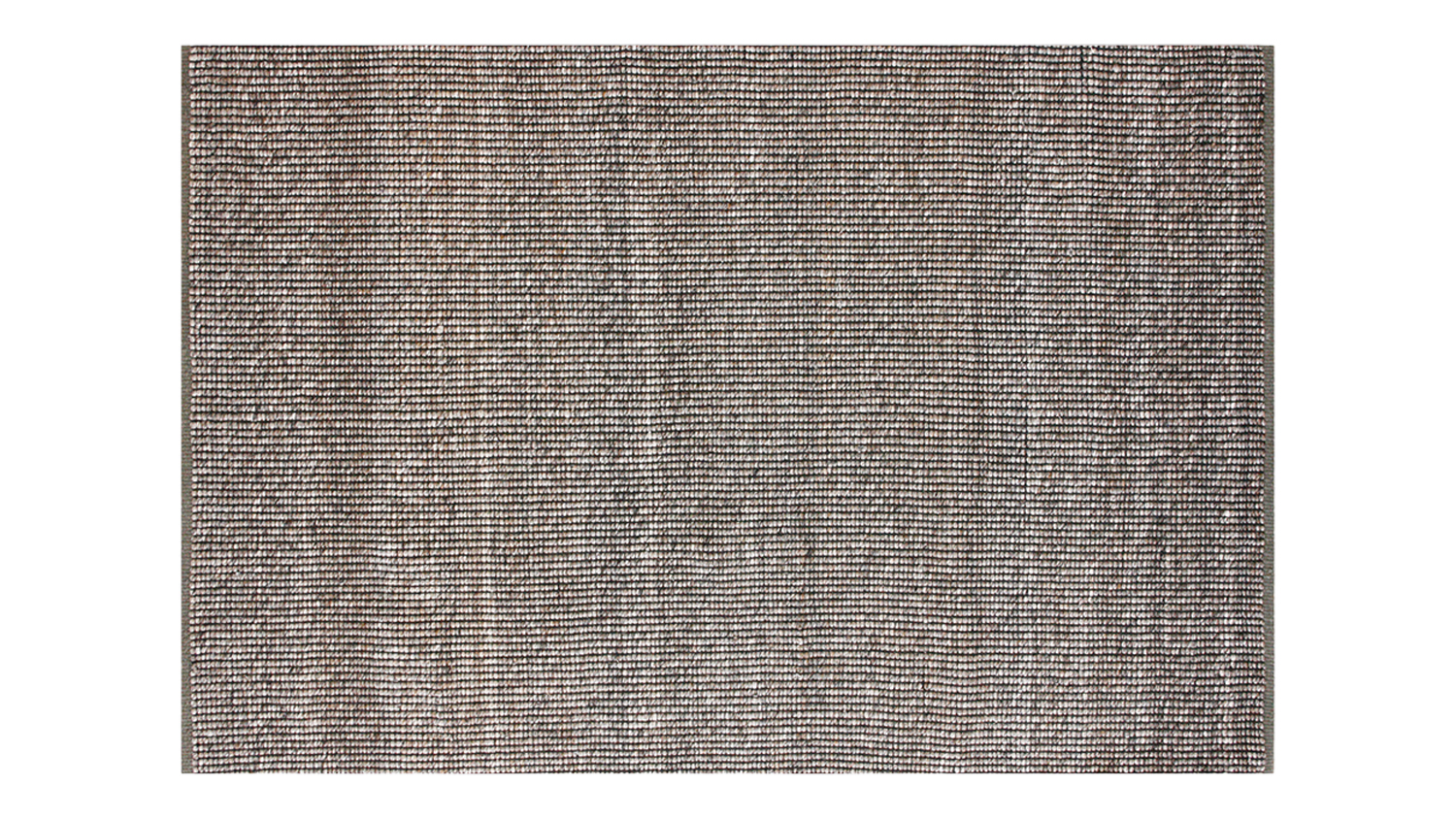 Abstract, fine-grained texture of the Espresso Hayden Rug with 200 x 300cm size