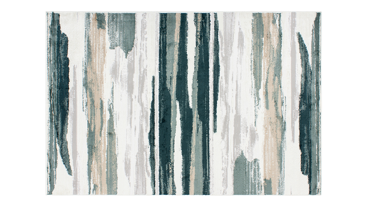 Havana Rug 160 x 230cm with a bold vertical abstract brushstroke pattern