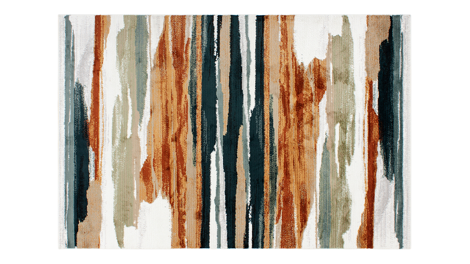 Havana Rug 160 x 230cm with a bold vertical abstract brushstroke pattern