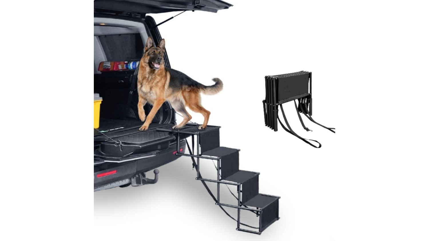 Kmall Folding Pet Stairs for Cars 40 x 47 x 12cm