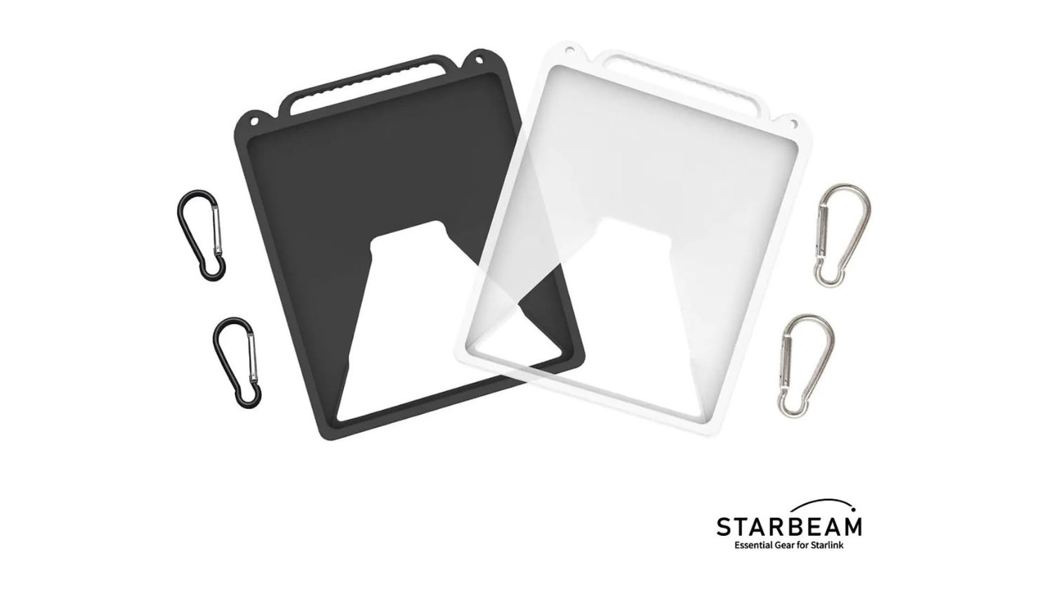 Starbeam Protective Silicone Cover with Hanging Hooks for Starlink Mini - White