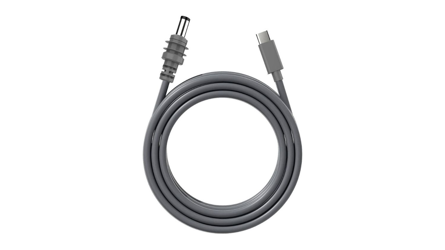 A front view of the DC to USB-C cable for Starlink Mini