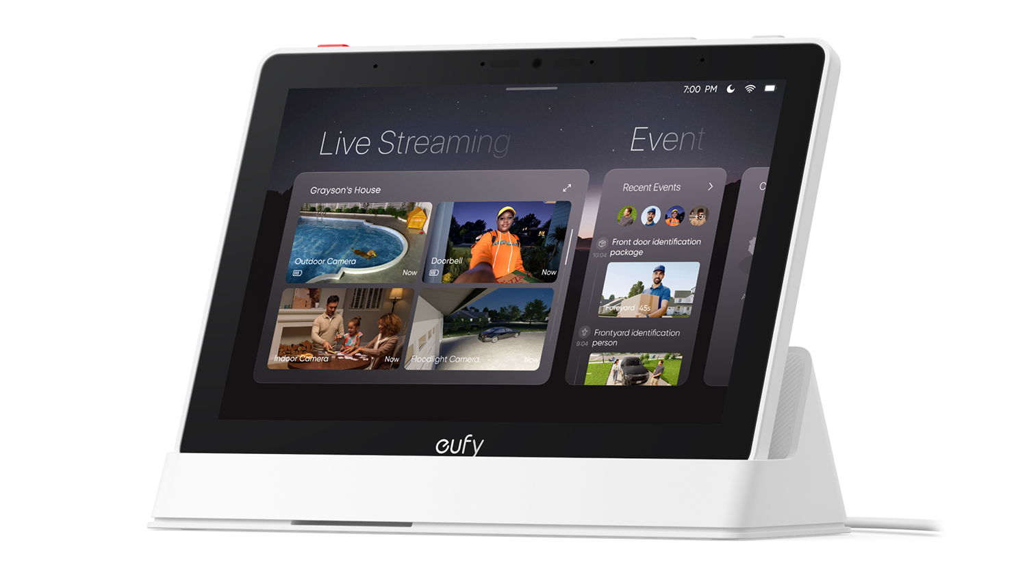 Eufy E10 8" All-in-One Smart Display in sleek white