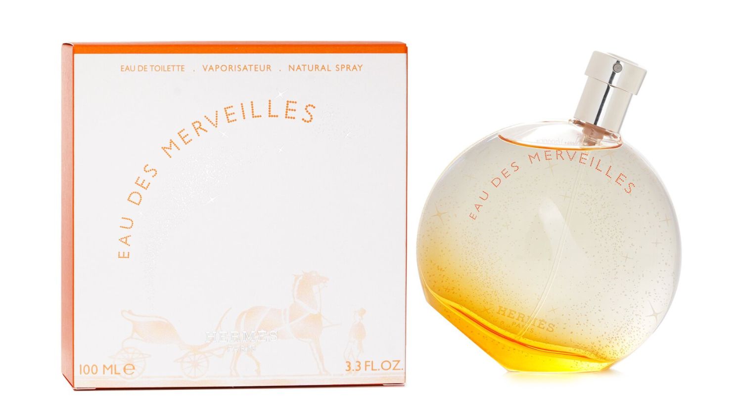 Hermes Eau Des Merveilles Eau De Toilette Spray - 100ml/3.3oz