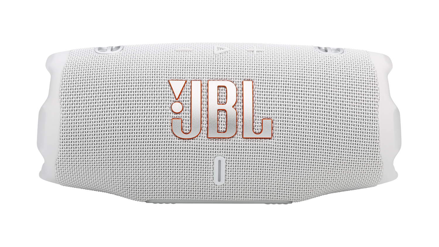 JBL Charge 6 Portable Bluetooth Speaker in sleek white