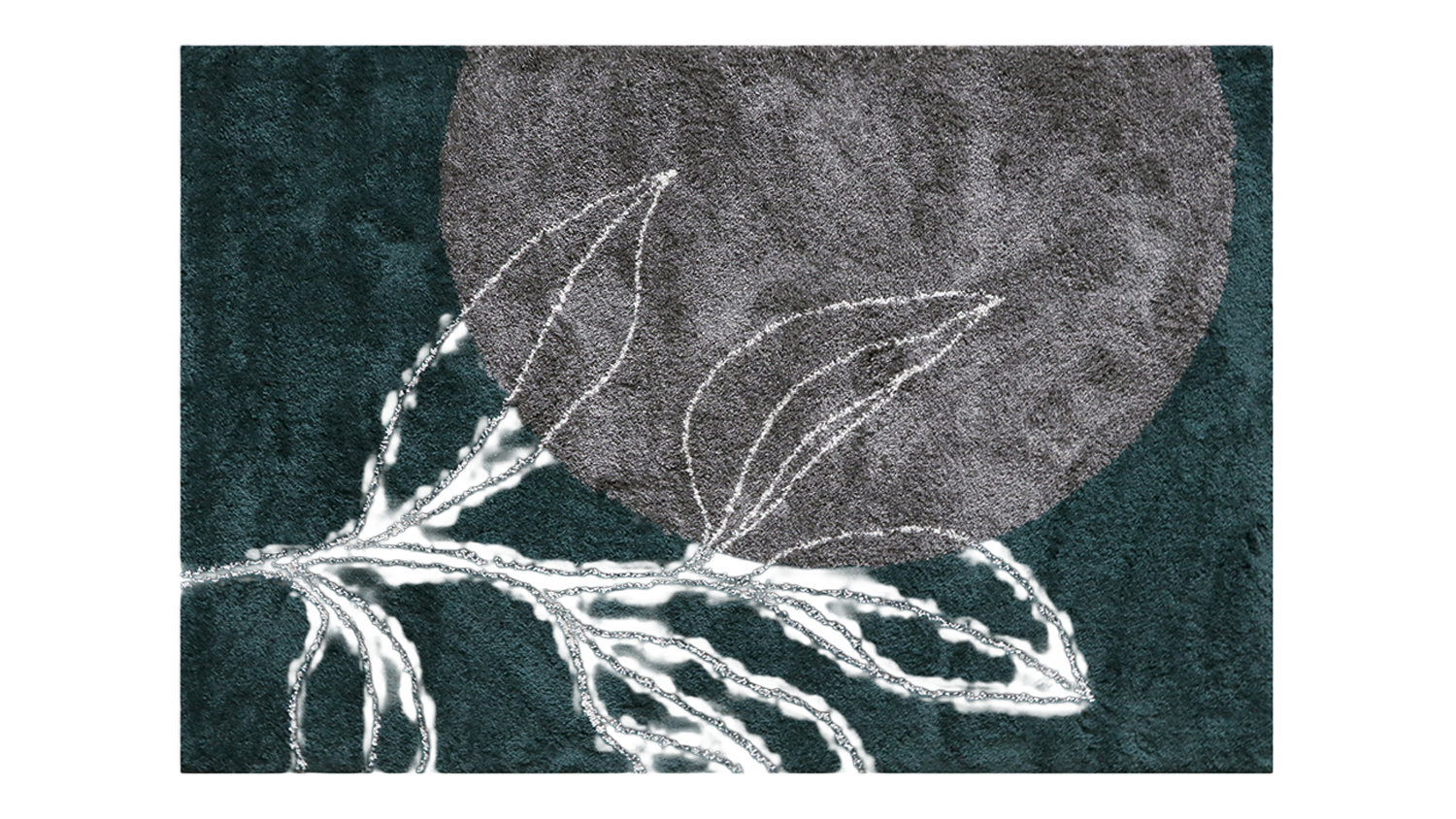 A horizontal view of the Lobelia Rug