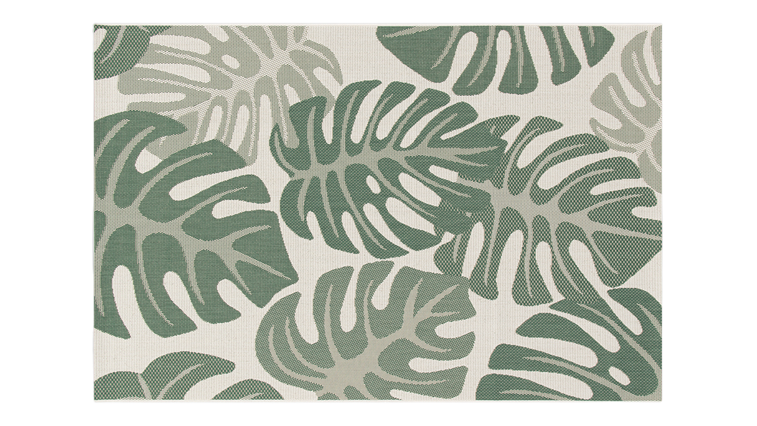 A horizontal view of the Maldive Outdoor Rug