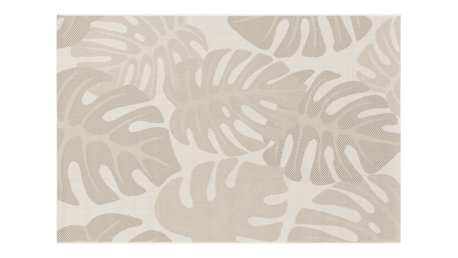 A horizontal view of the Maldive Outdoor Rug
