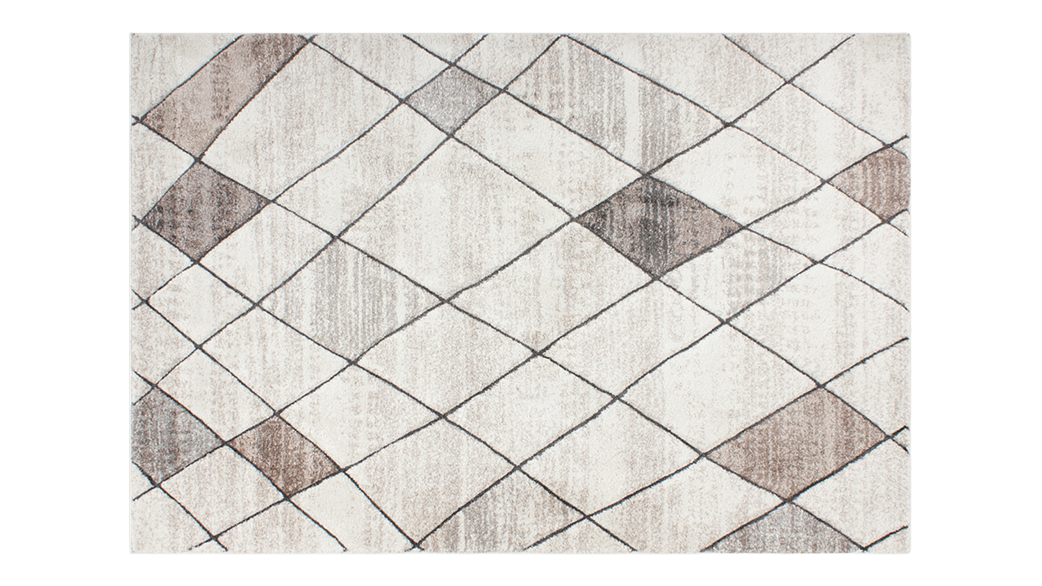 Picasso Rug in a sleek cocoa colour