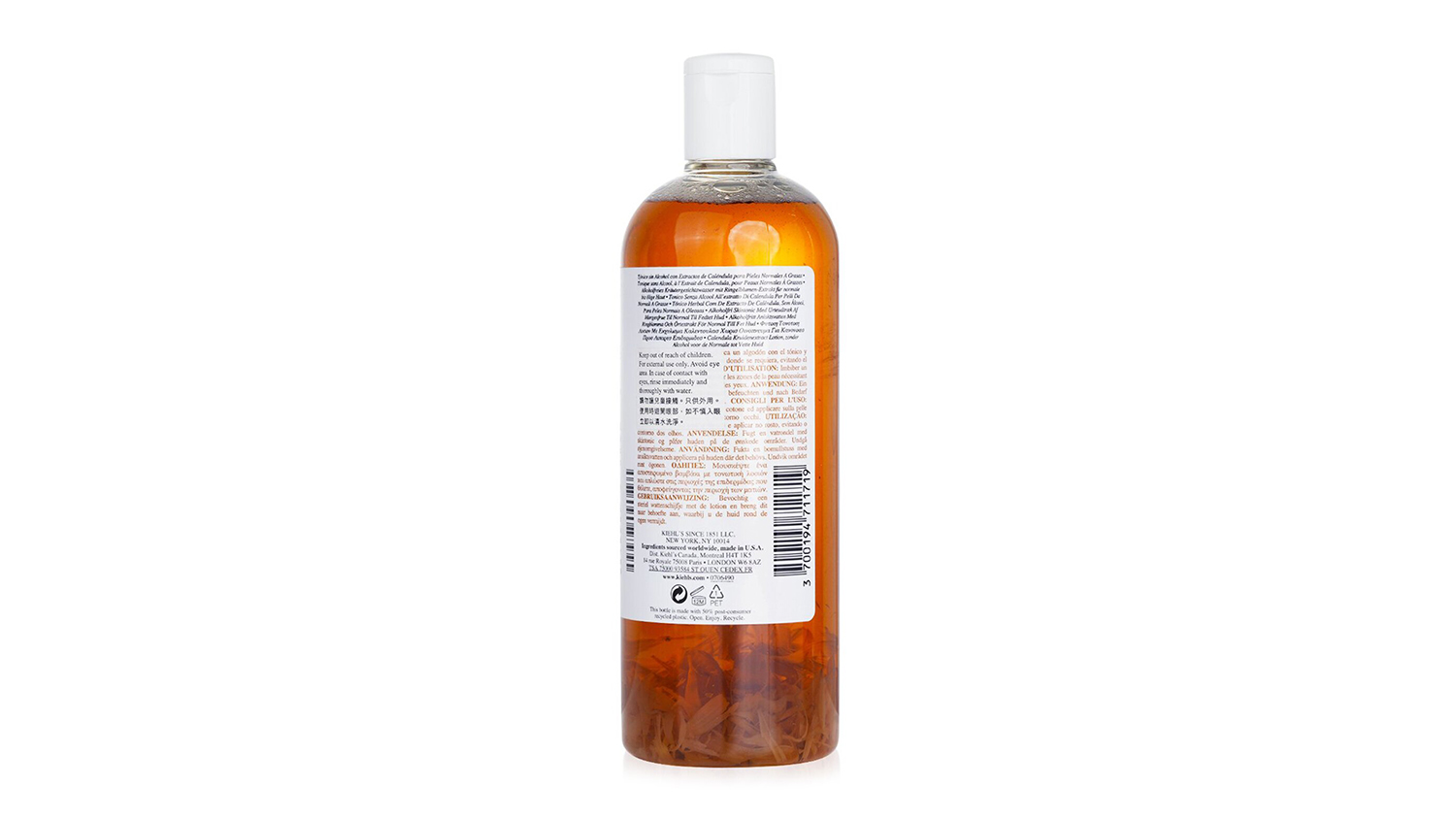 Kiehl's Calendula Herbal Extract Alcohol-Free Toner - For Normal to Oily Skin Types - 500ml/16.9oz