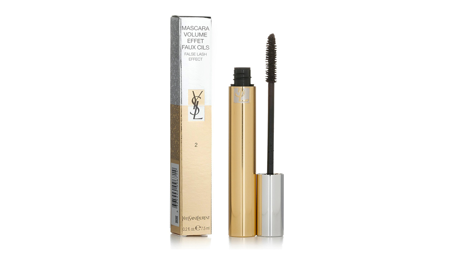 Yves Saint Laurent Mascara Volume Effet Faux Cils (Luxurious Mascara) - # 02 Rich Brown - 7.5ml/0.25oz
