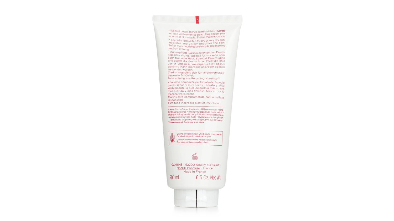 Clarins Moisture Rich Body Lotion with Shea Butter - For Dry Skin - 200ml/7oz