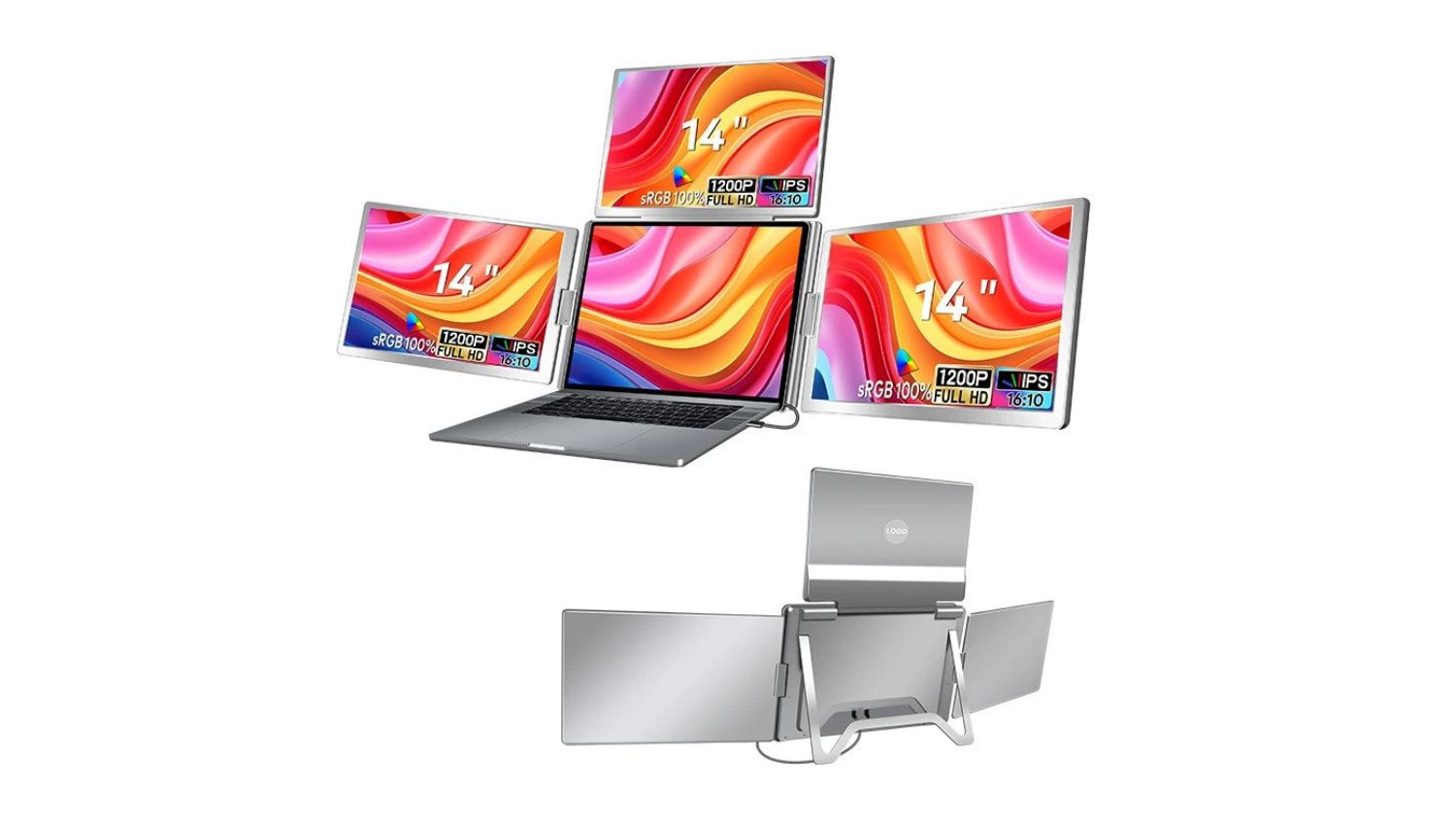 A side-by-side view of the Lumiview F14 Ultra 14