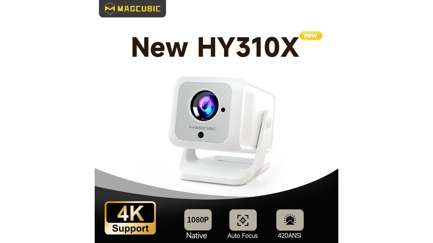 Magcubic HY310X FHD Mini Projector with Wi-Fi Connectivity, Bluetooth