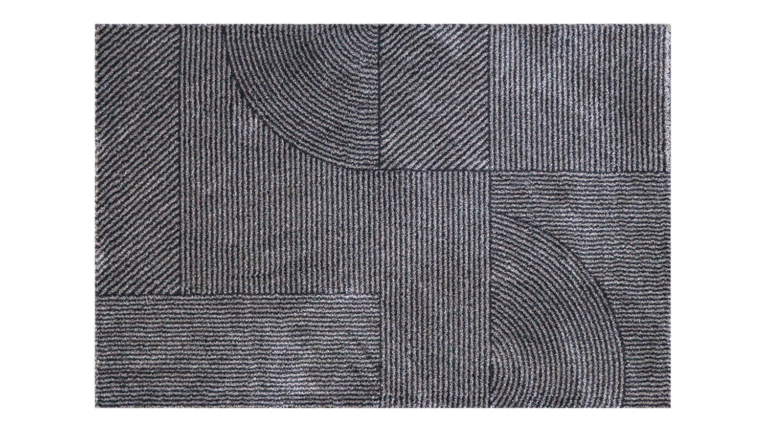 A view of the Tyric Rug in slate