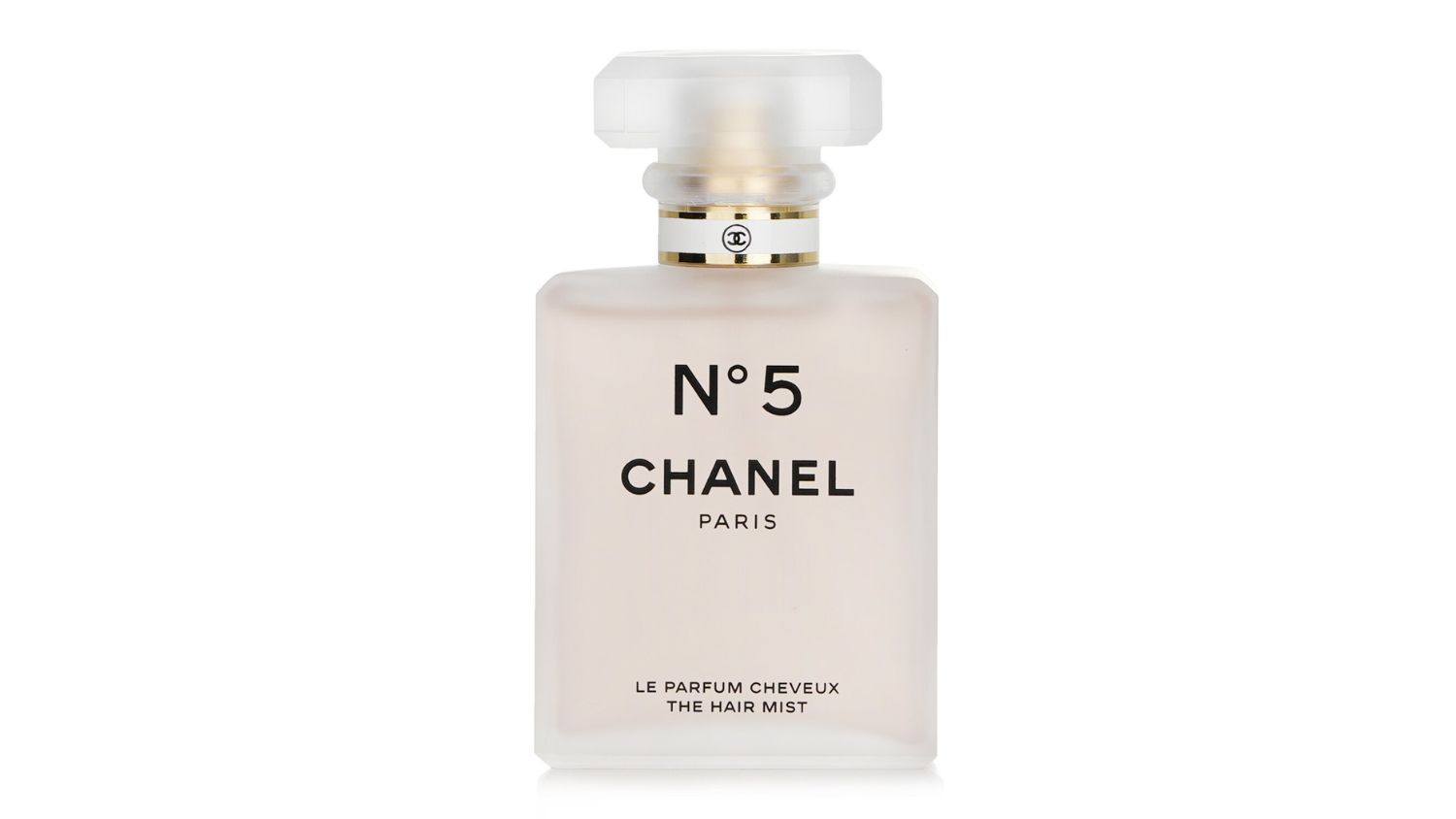 A front view of the Chanel No.5 The Hair Mist