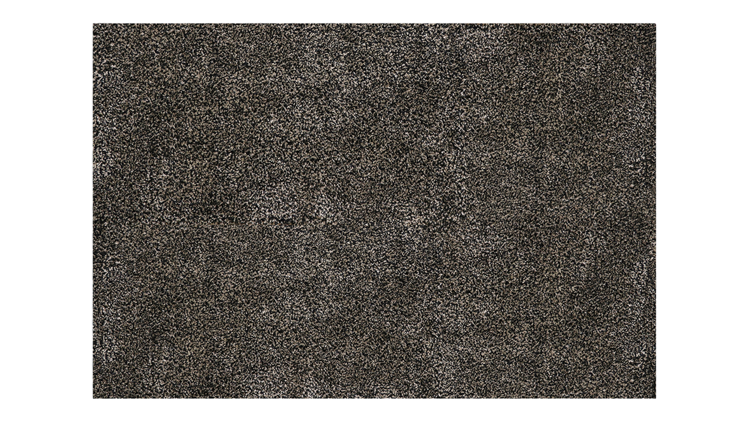 A view of the Stirling Rug in taupe/black