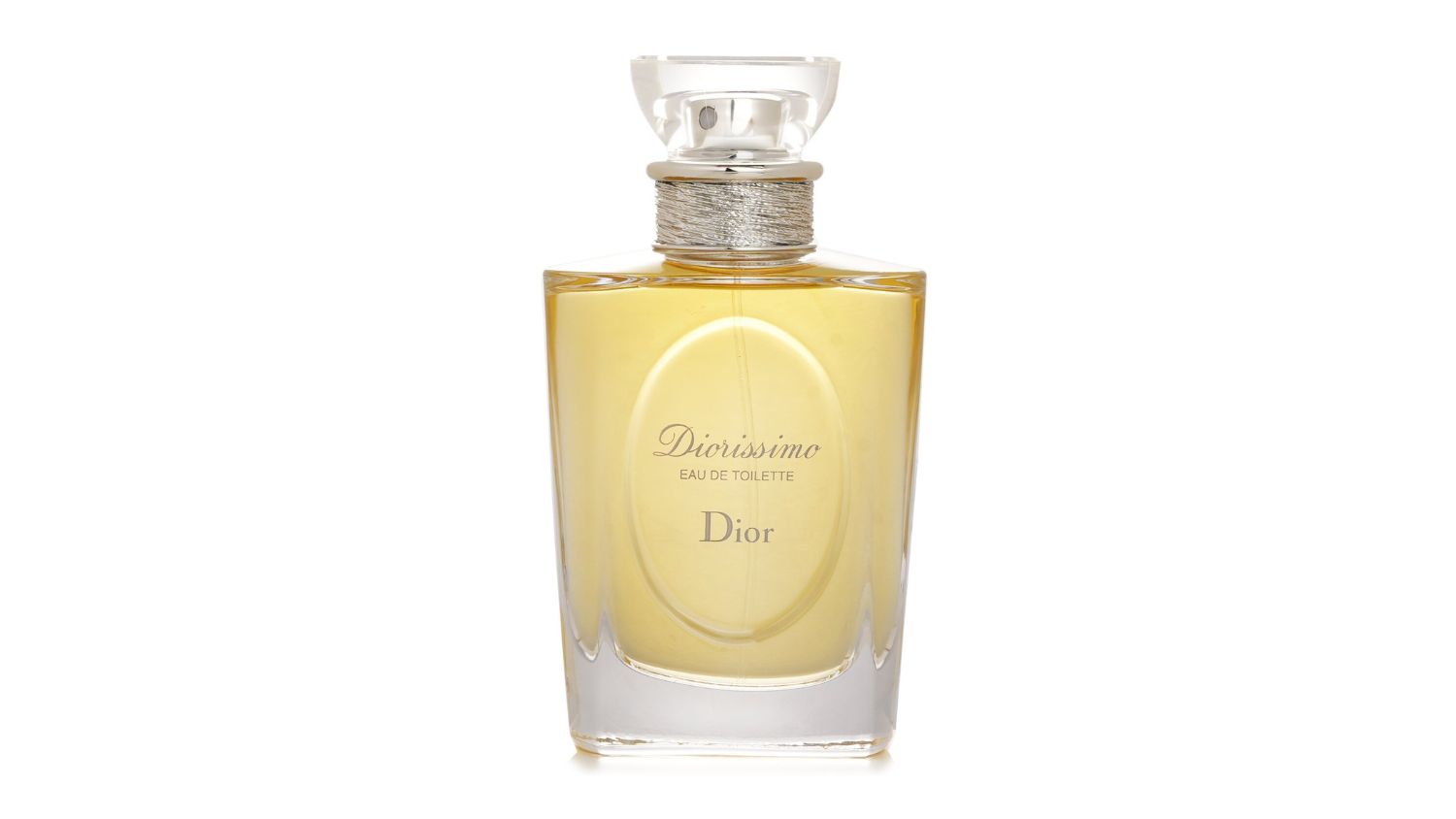 A front view of the Christian Dior Diorissimo Eau De Toilette Spray