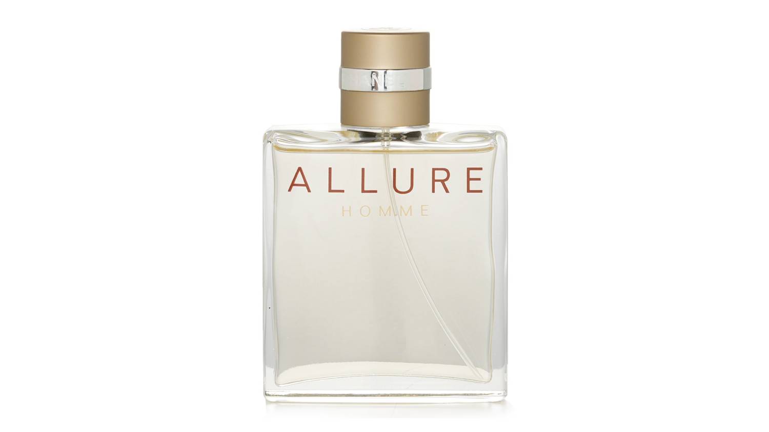 Chanel Allure Homme Eau de Toilette Spray bottle shown upright
