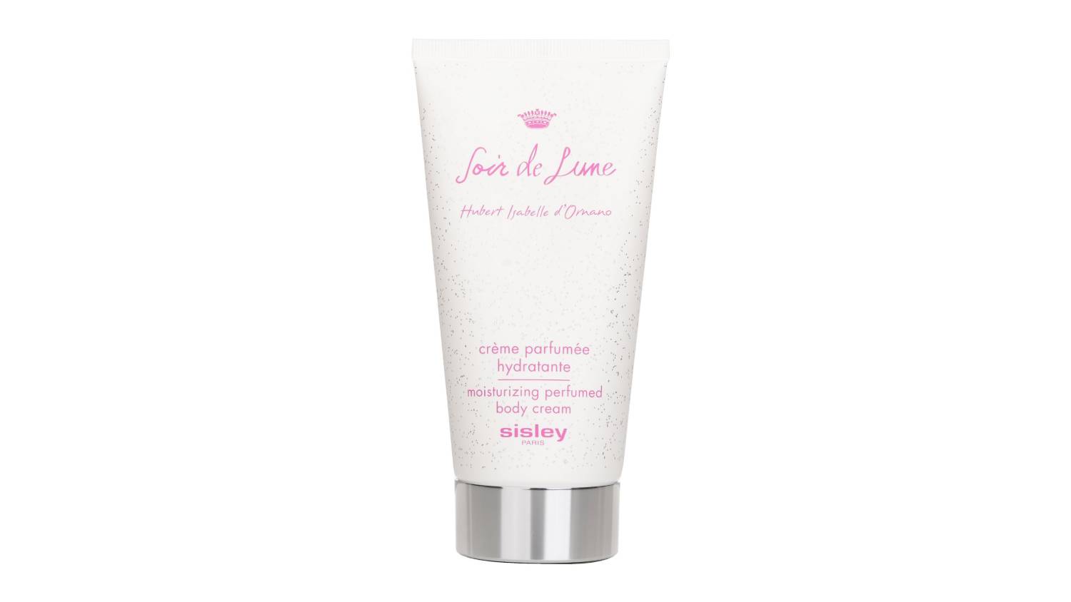 Front view of the Sisley Soir de Lune Moisturising Perfumed Body Cream tube
