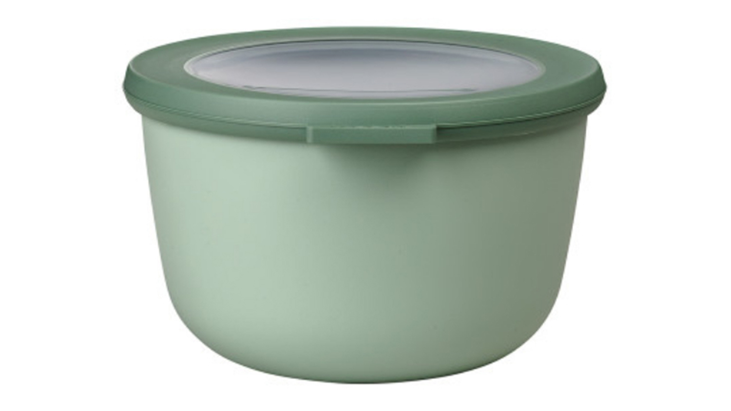 Mepal Cirqula Round Food Storage Container in sleek Nordic sage