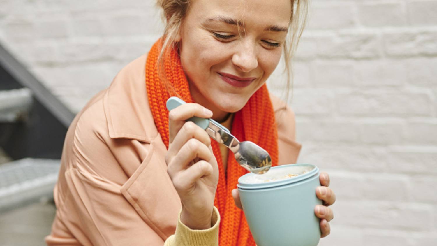 Mepal Ellipse Lunch Pot 700ml - Nordic Blue