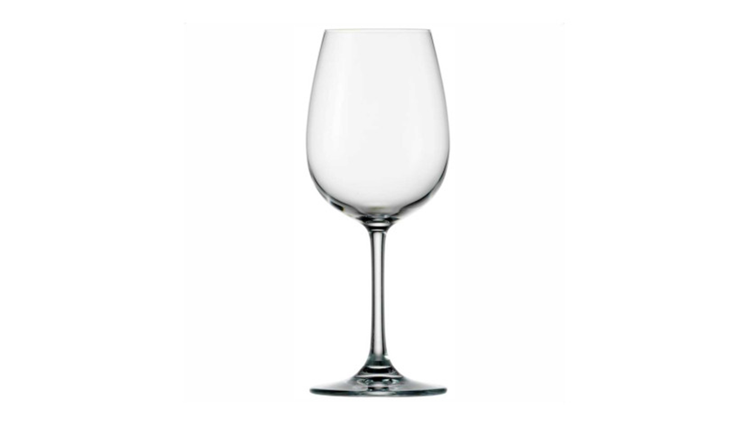 An empty Stolzle Weinland White Wine Glass