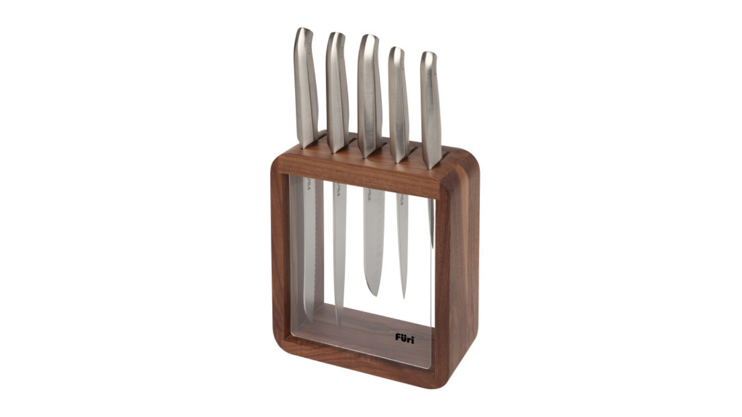 Furi Pro Vault Knife Block with Knife Set
