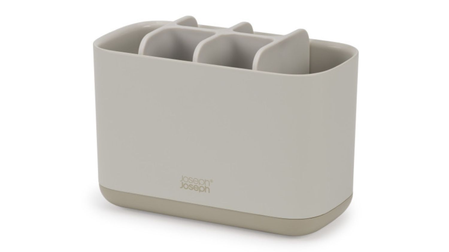 Joseph Joseph EasyStore Large Toothbrush Caddy in matte finish with multiple compartments