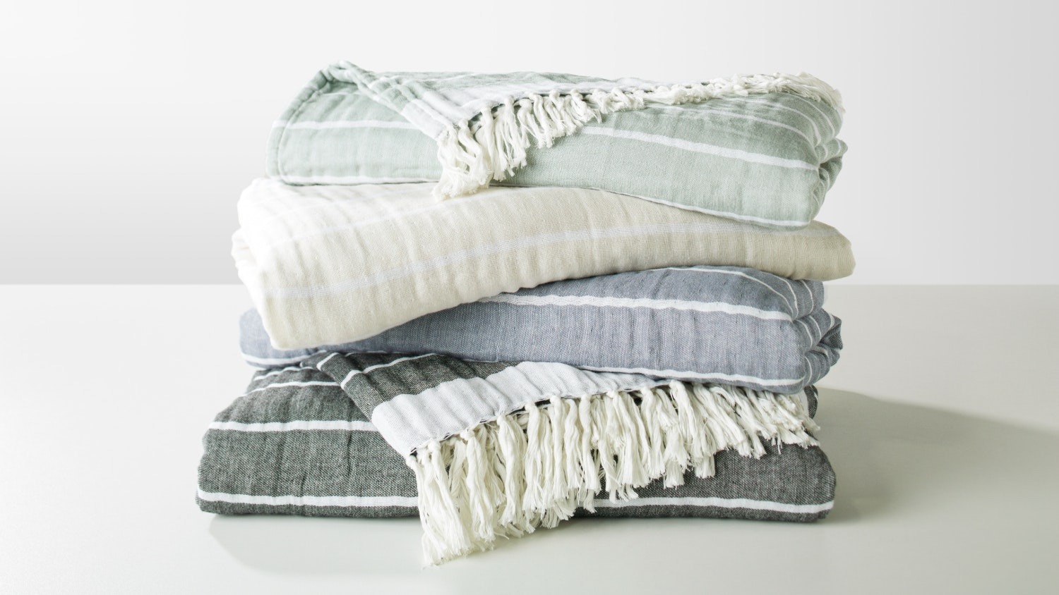 Casey Stripe Throw by L'Avenue