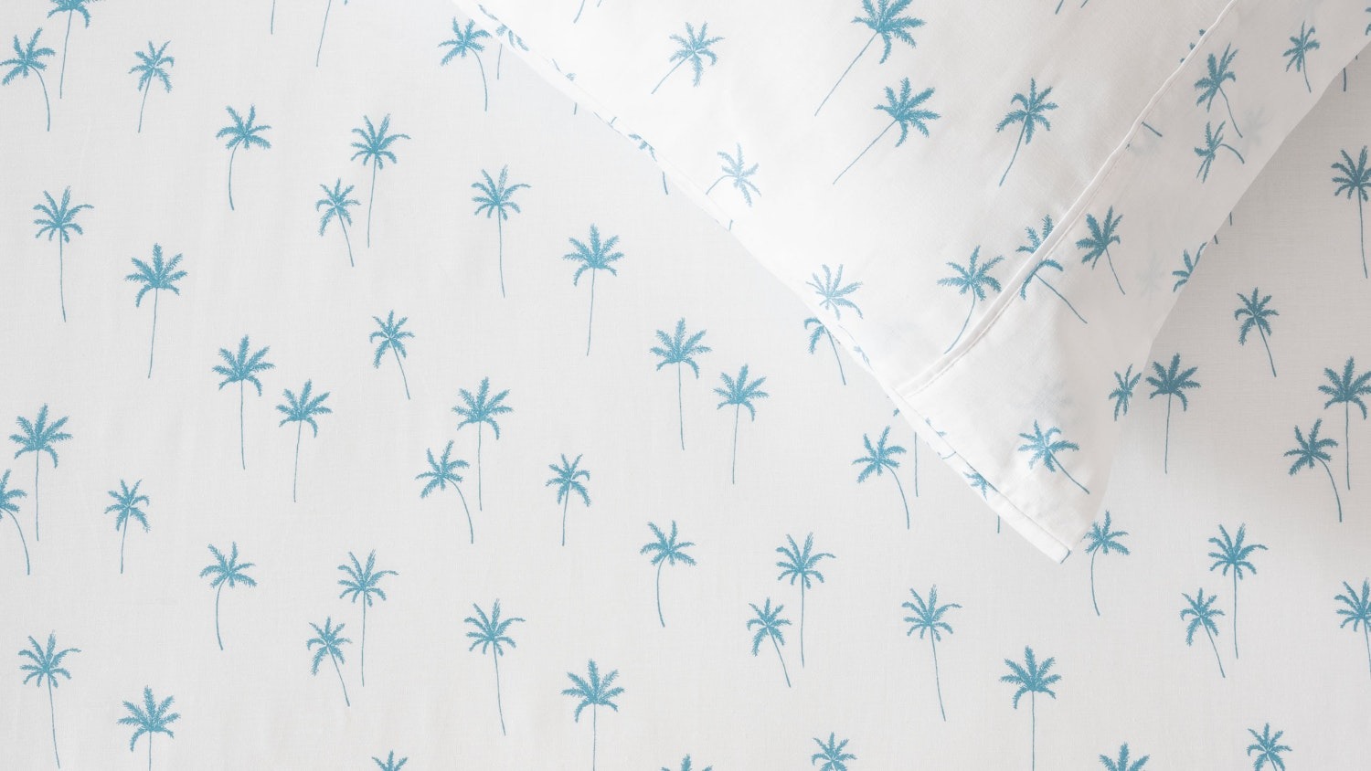 Palms Fitted Sheet Set by Squiggles