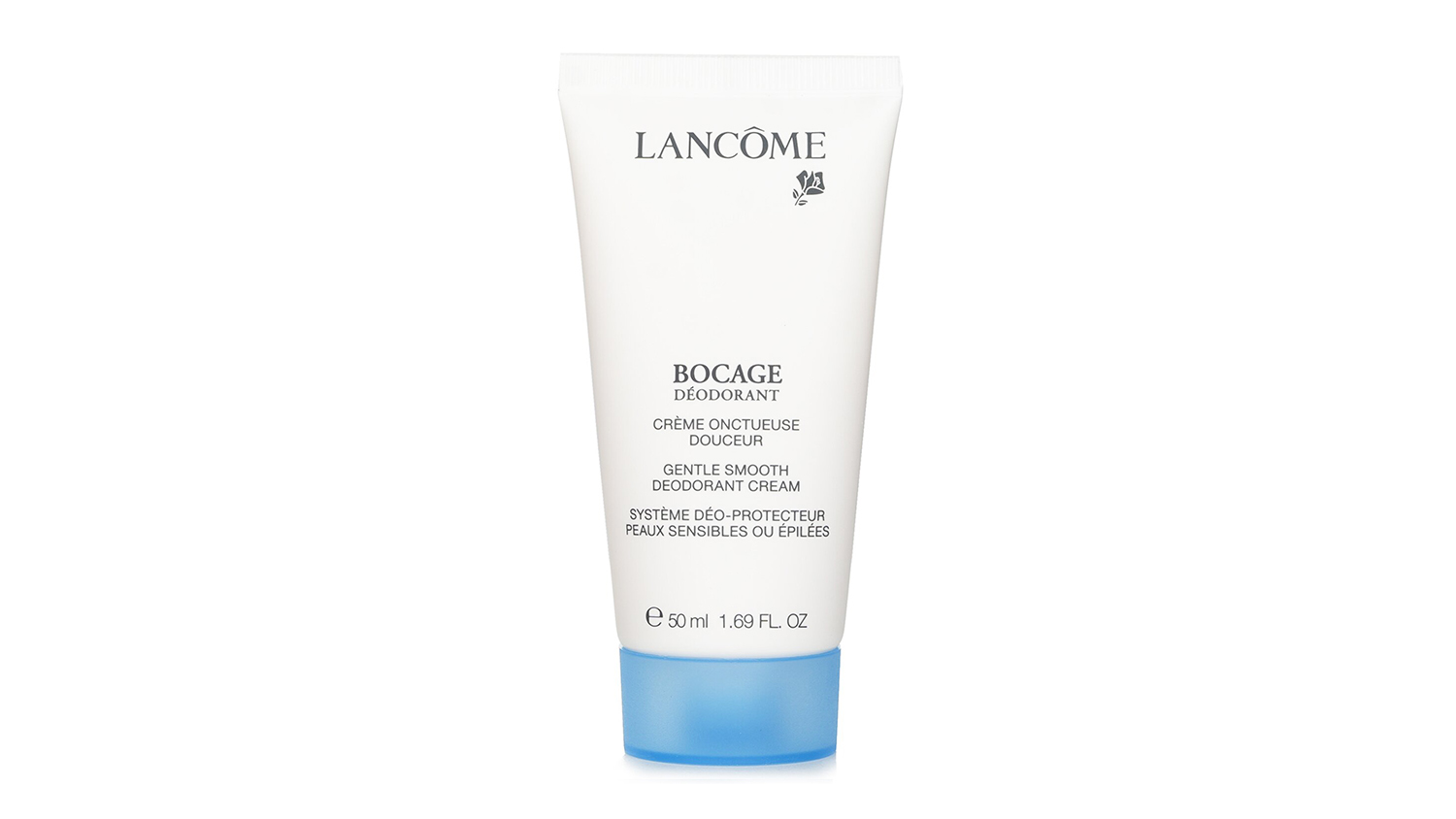 Lancome Bocage Déodorant Crème Onctueuse in a 50ml plastic tube