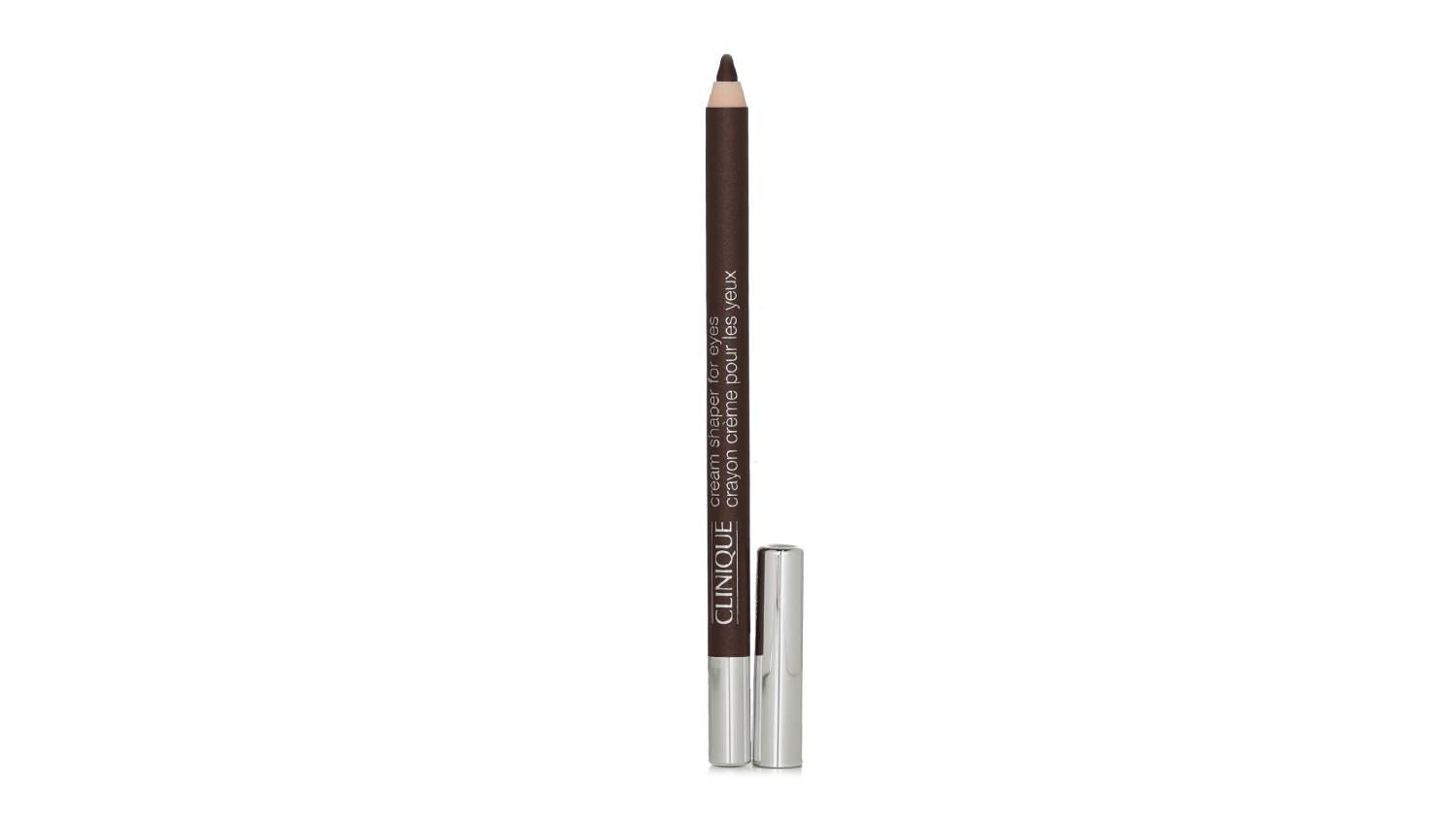 Clinique Cream Shaper for Eyes in shade #105 Chocolate Lustre, shown with the cap removed