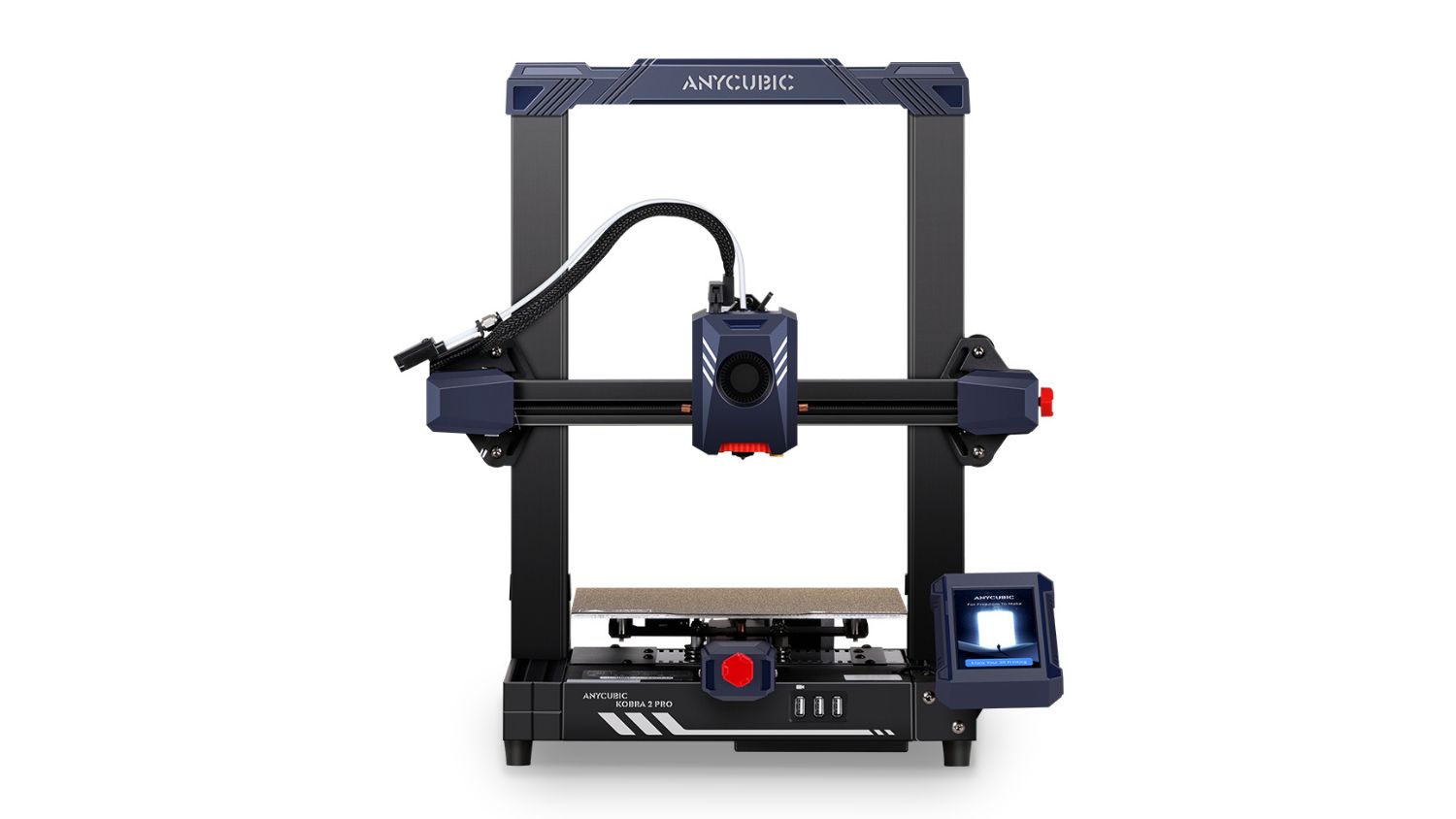 Front view of the Anycubic Kobra 2 PRO FDM 3D printer