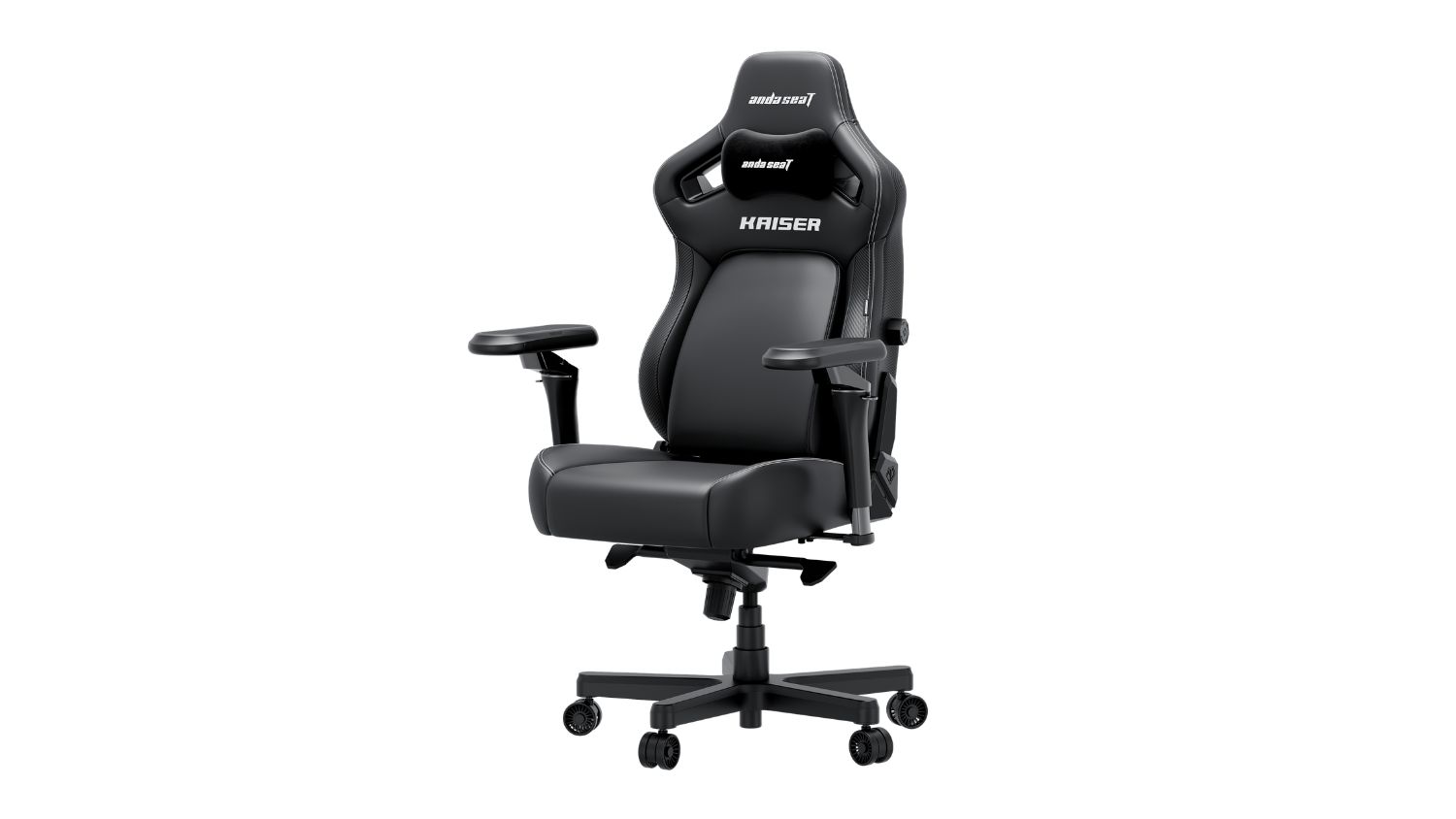 AndaSeat Kaiser 4 V2 XL Pleather Gaming Chair - Elegant Black