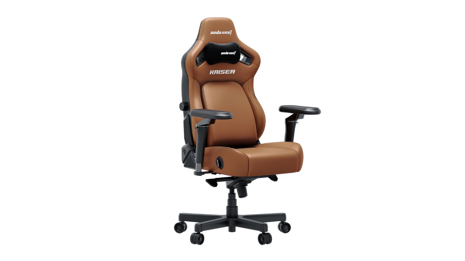AndaSeat Kaiser 4 V2 XL Pleather Gaming Chair - Bentley Brown