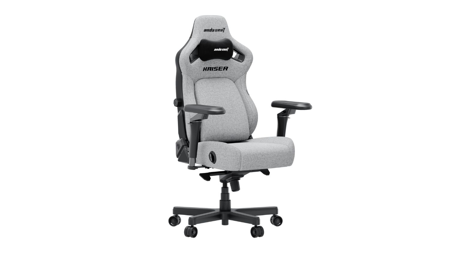AndaSeat Kaiser 4 V2 XL Fabric Gaming Chair - Ash Grey